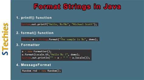 java print format|Format String in Java with printf (), format (), Formatter and .